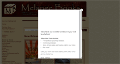 Desktop Screenshot of melange-books.com